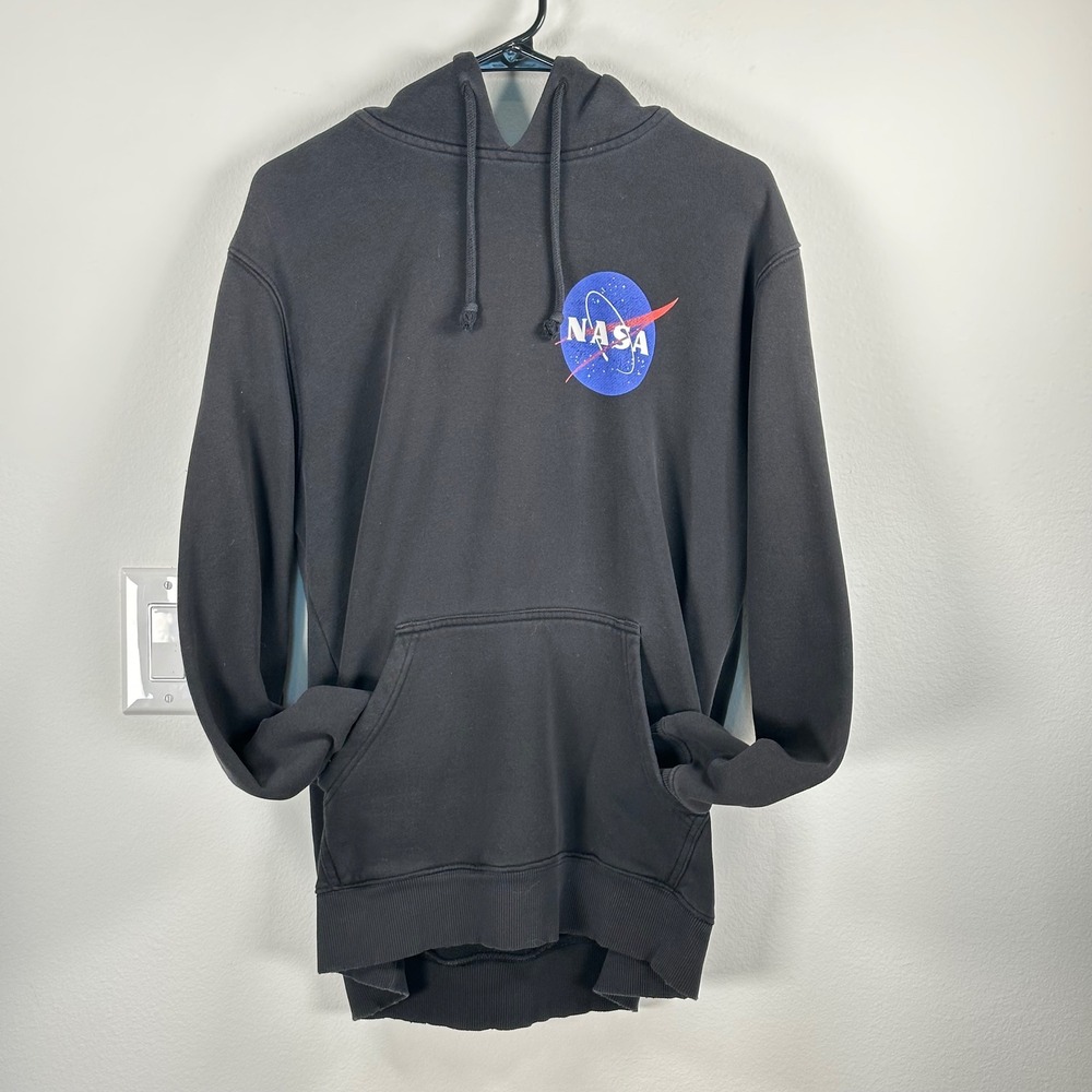 H&M NASA Pullover Hoodie Mens Large Cotton Y2K Streetwear